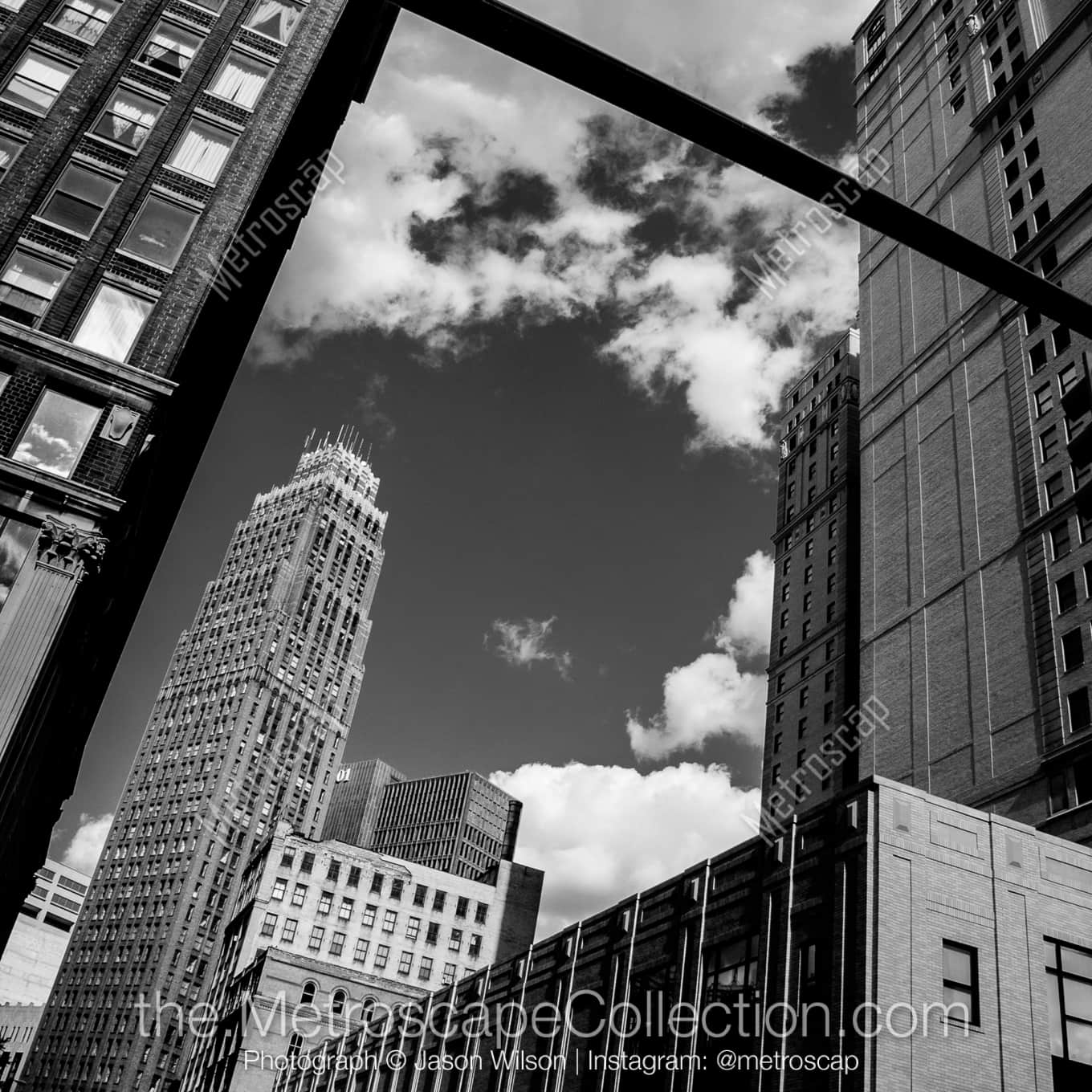 The David Stott Building landscape black and white Photographs
